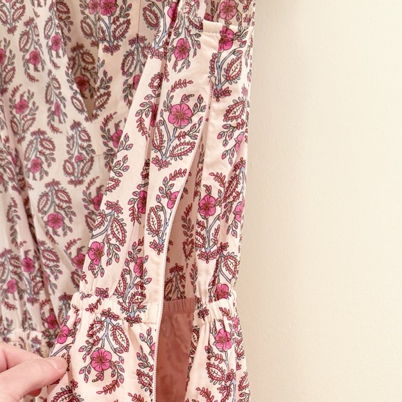 J. Crew Ruffle-Sleeve Floral Print Midi Dress - Picture 5 of 11